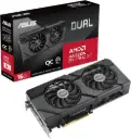ASUS Dual Radeon RX 7800 XT OC Edition Graphics Card, 16GB GDDR6 256-Bit Memory, 2520 MHz Boost Clock, 19.5 Gbps Memory Speed, 3840 Stream Processor, PCI Express 4.0, Black |